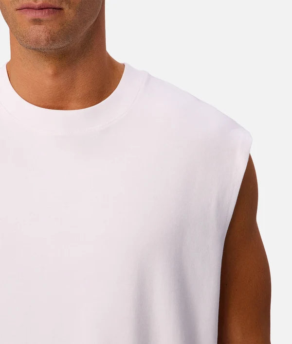INDUSTRIE - The Tech Port Sleeveless Tee - White
