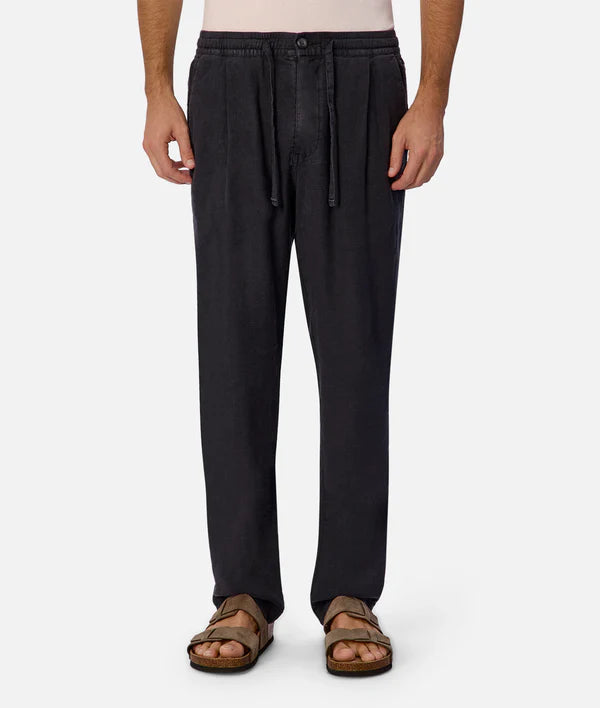 INDUSTRIE - The New Capri Linen Pant - OD Navy