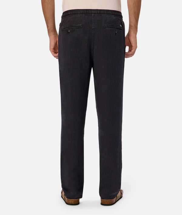 INDUSTRIE - The New Capri Linen Pant - OD Navy
