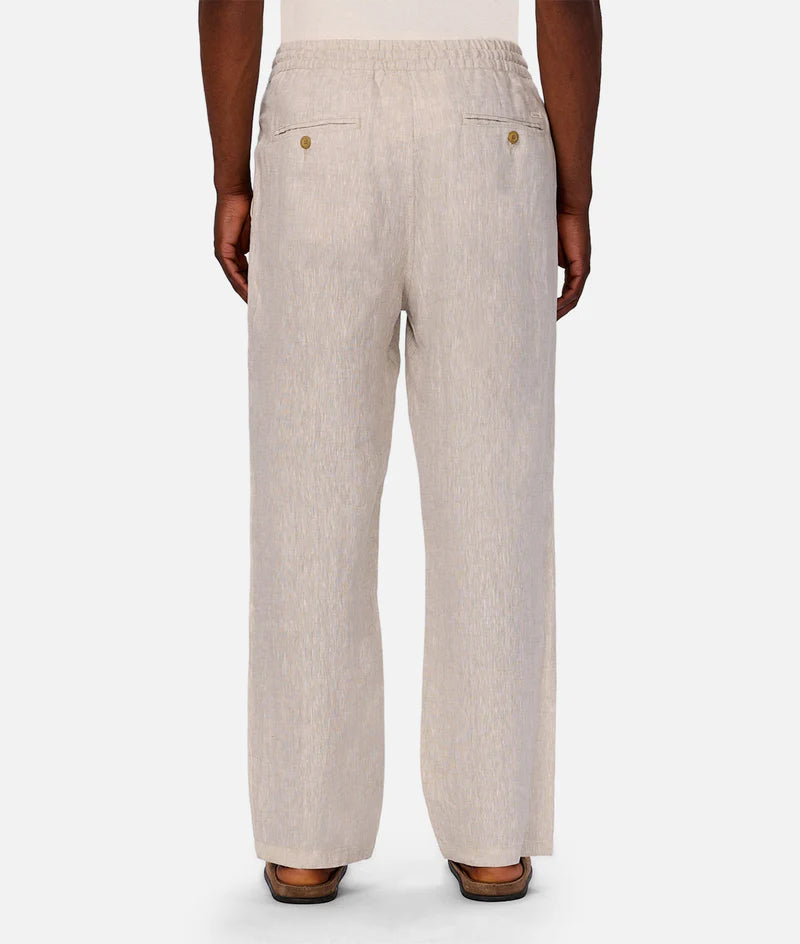 INDUSTRIE - The Catania Linen Pant - YD Wheat