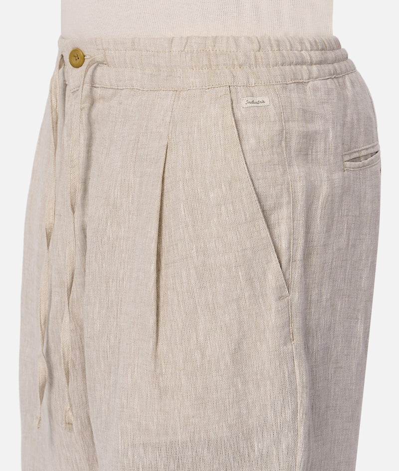 INDUSTRIE - The Catania Linen Pant - YD Wheat