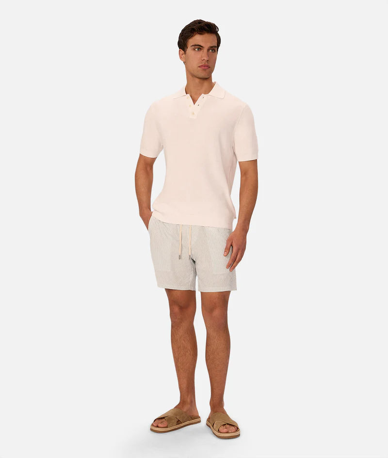 INDUSTRIE - The Coressia Swim Short - Sky/White