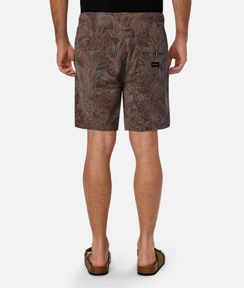 INDUSTRIE - The Belize Swim Short - Black Multi