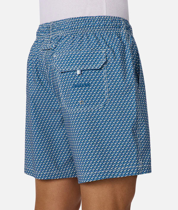 INDUSTRIE - The Cayman Swim Short - Blue Combo
