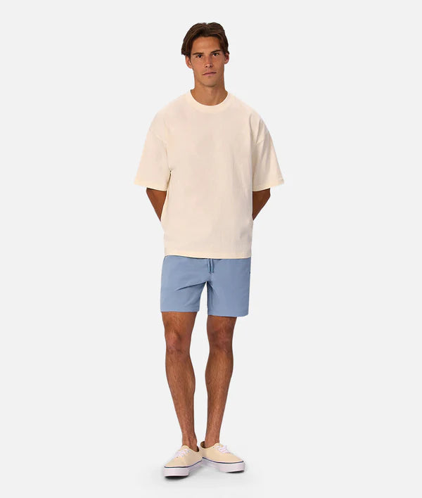 INDUSTRIE - The New Seersucker Swim Short - Tropez Blue