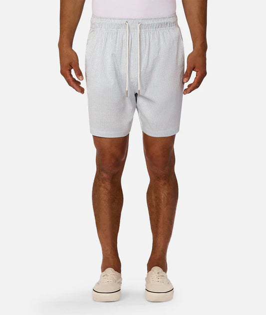 INDUSTRIE - The Cornell Swim Short - Blue Cream