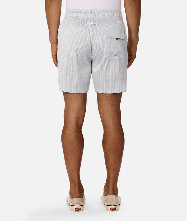 INDUSTRIE - The Cornell Swim Short - Blue Cream