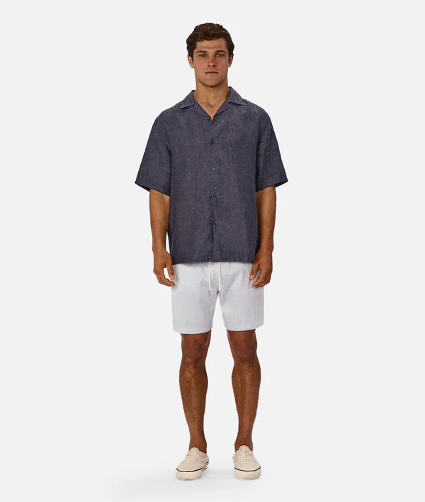 INDUSTRIE - The Cornell Swim Short - Blue Cream