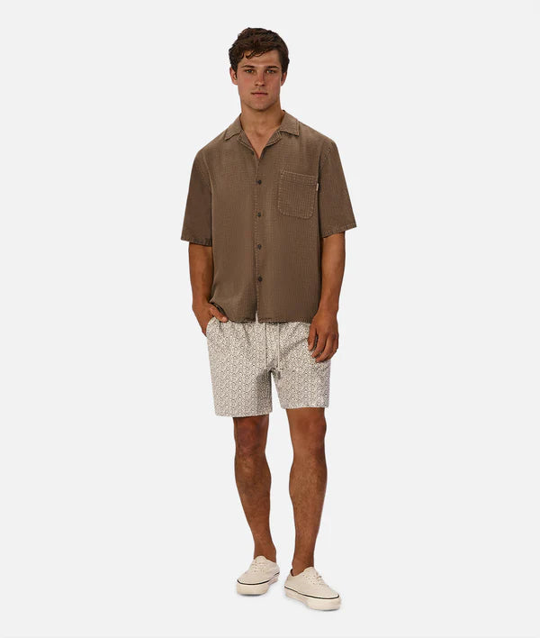 INDUSTRIE - The Montego Swim Short - Sage Combo