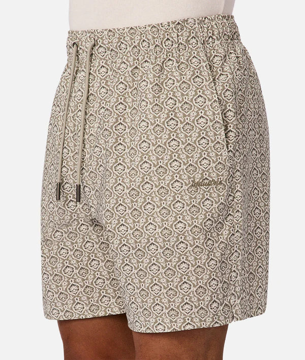 INDUSTRIE - The Montego Swim Short - Sage Combo