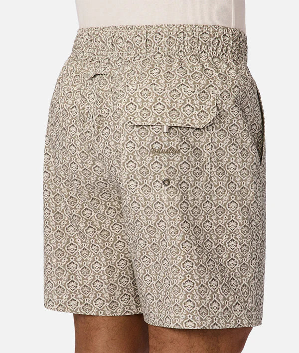 INDUSTRIE - The Montego Swim Short - Sage Combo