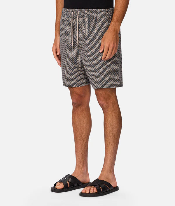 INDUSTRIE - The Savanna Swim Short - Navy / Multi