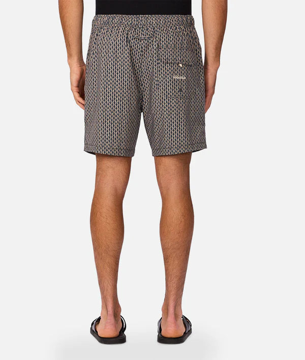INDUSTRIE - The Savanna Swim Short - Navy / Multi