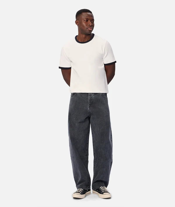 INDUSTRIE -  The Ringer Tee - CREAM/NAVY