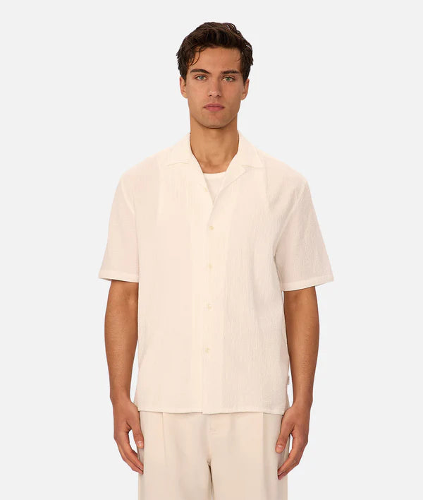 INDUSTRIE - The Canyon Short Sleeve Shirt - Winter White