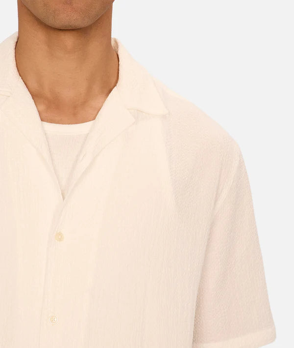INDUSTRIE - The Canyon Short Sleeve Shirt - Winter White
