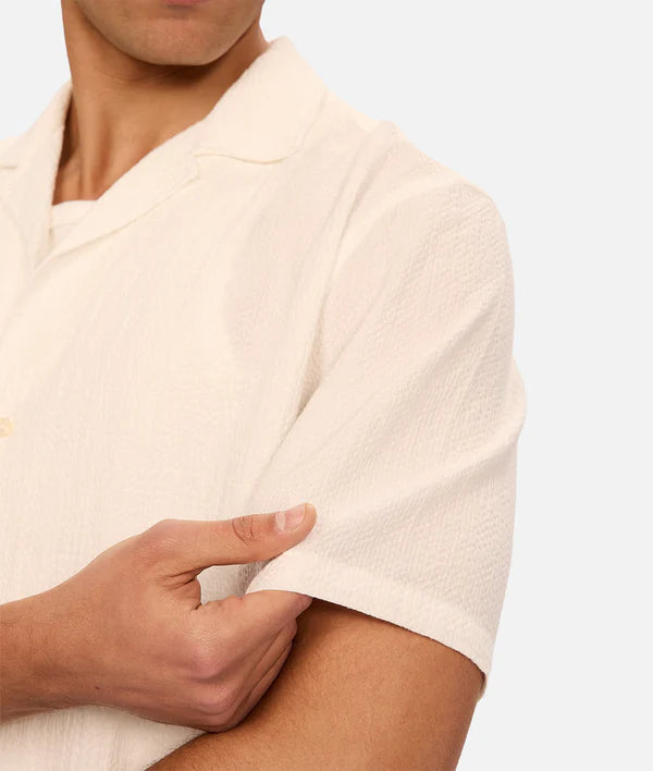 INDUSTRIE - The Canyon Short Sleeve Shirt - Winter White