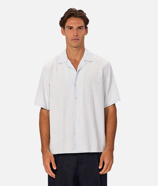 INDUSTRIE - The Andreas Short Sleeve Shirt - Bleach