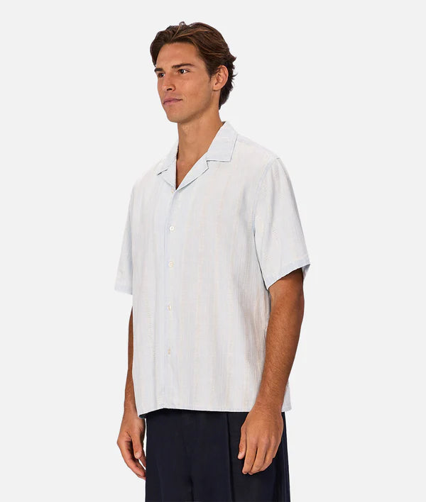 INDUSTRIE - The Andreas Short Sleeve Shirt - Bleach