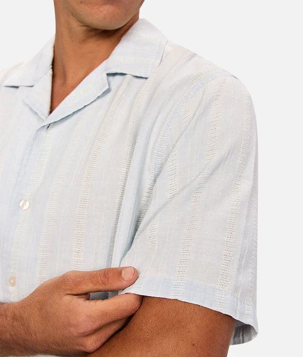 INDUSTRIE - The Andreas Short Sleeve Shirt - Bleach