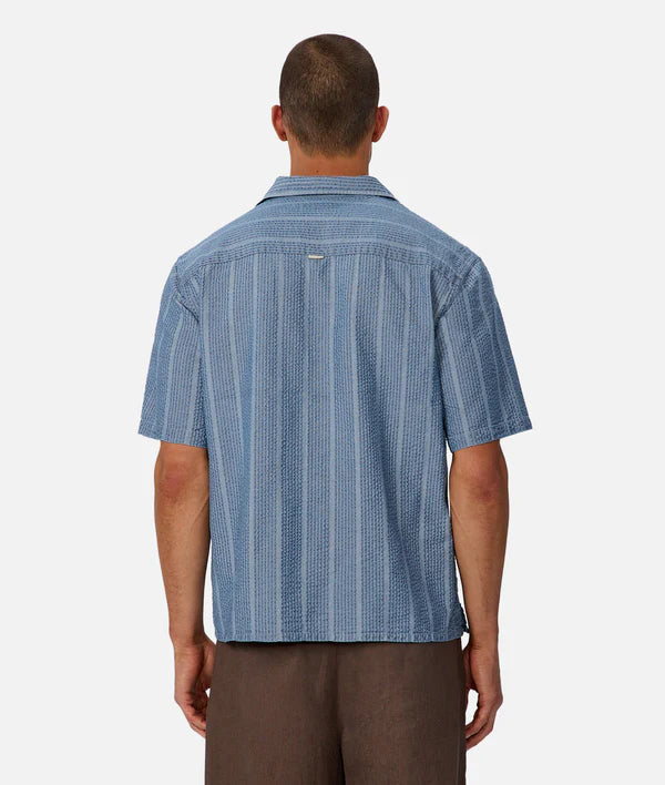 INDUSTRIE - The Kimridge Short Sleeve Shirt - Indigo
