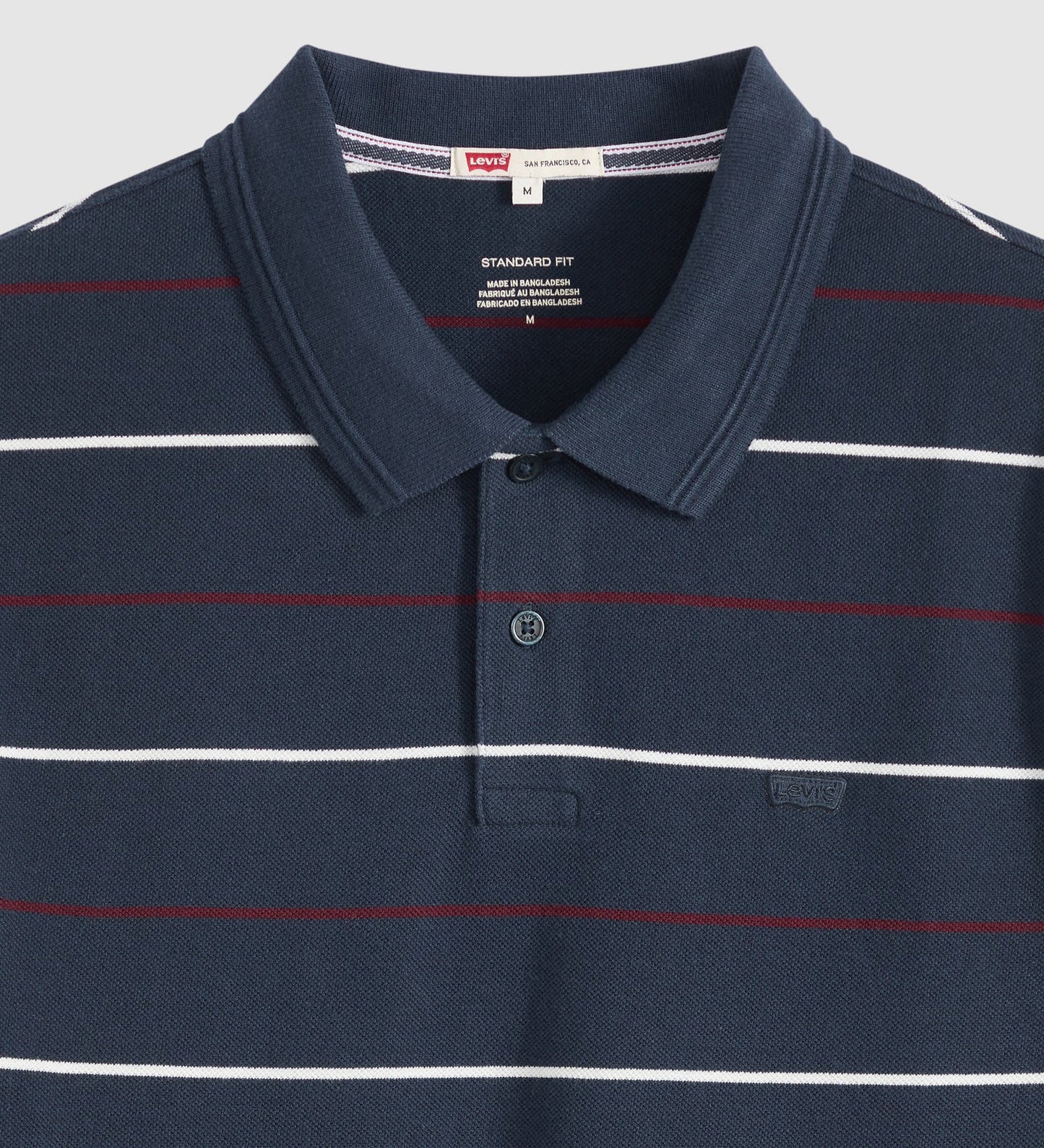 LEVI'S - Men's Original Polo - DOYLE STRIPE NAVY BLAZER