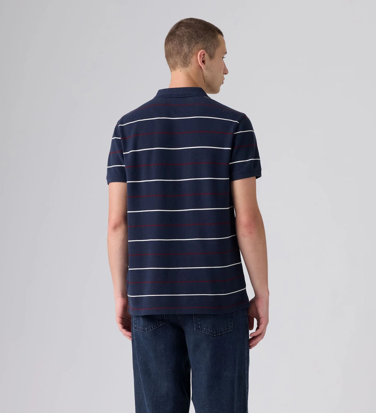 LEVI'S - Men's Original Polo - DOYLE STRIPE NAVY BLAZER