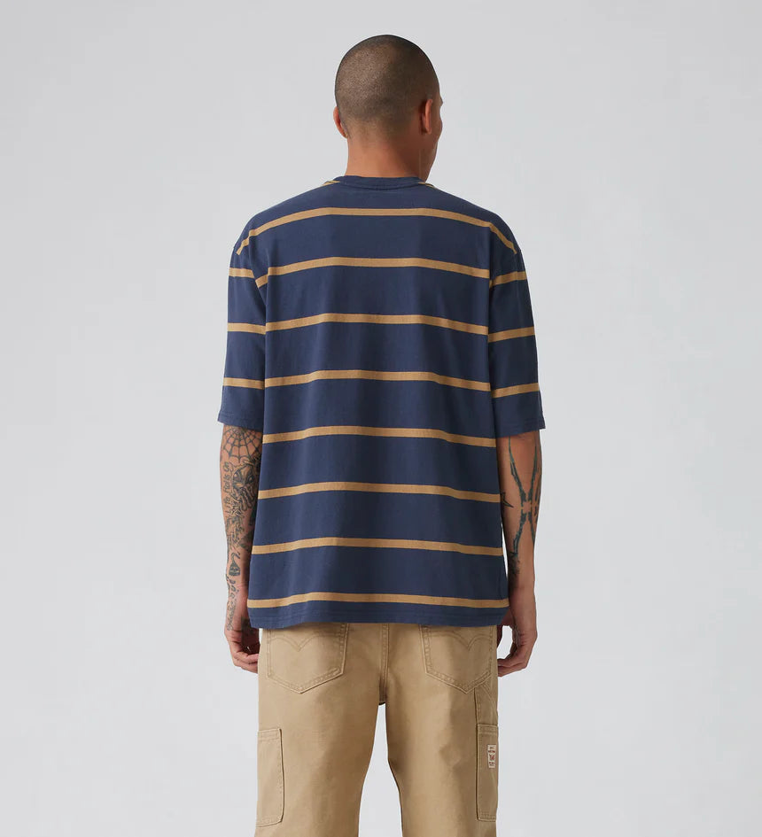 LEVI'S - Short-Sleeve Workwear T-Shirt - Navy Blazer Ermine