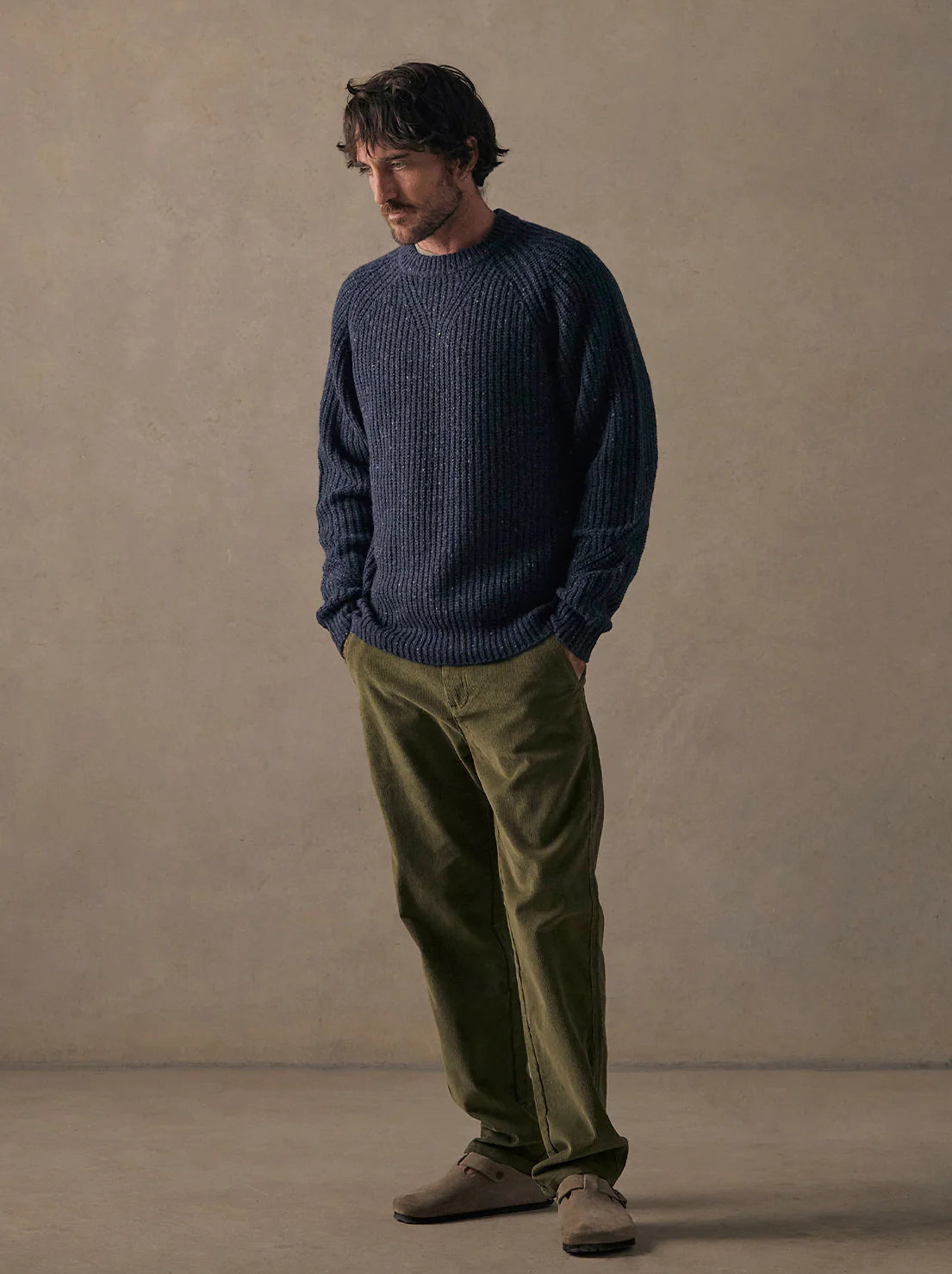 McTAVISH - Cord Pants - Ash Green