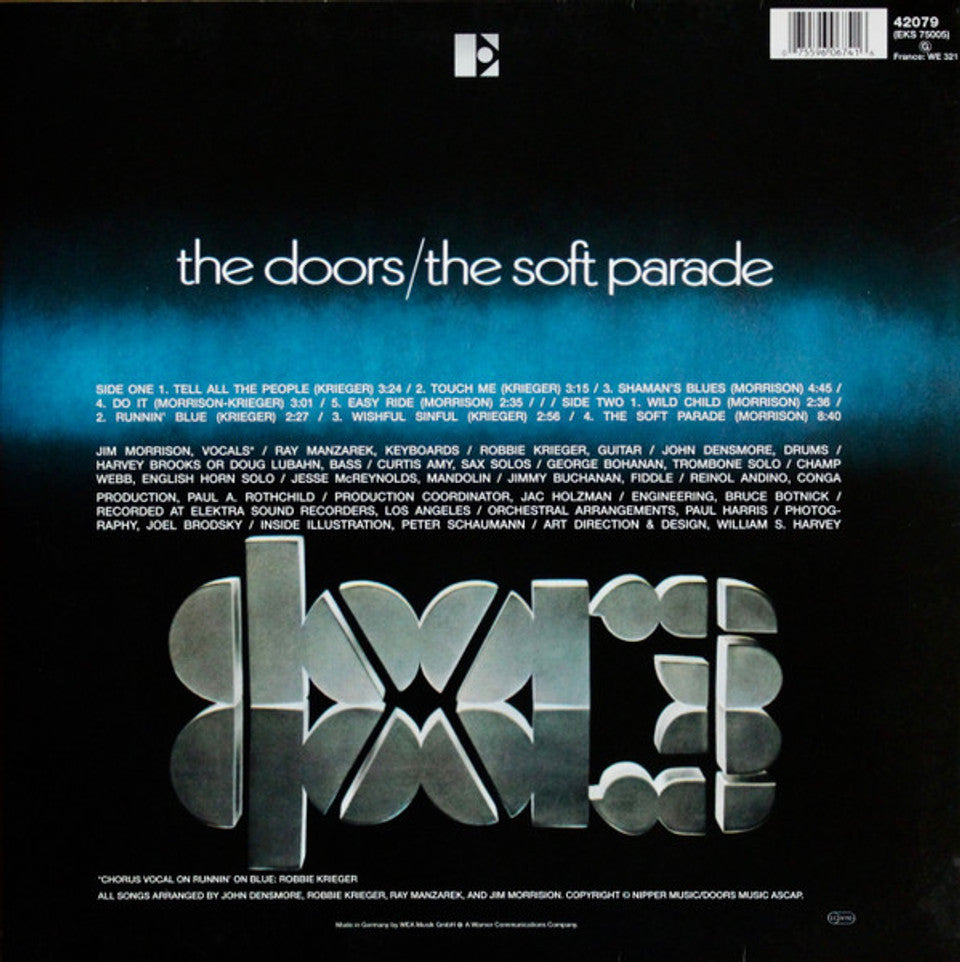 THE DOORS, THE Soft Parade Vinyl Lp NEW