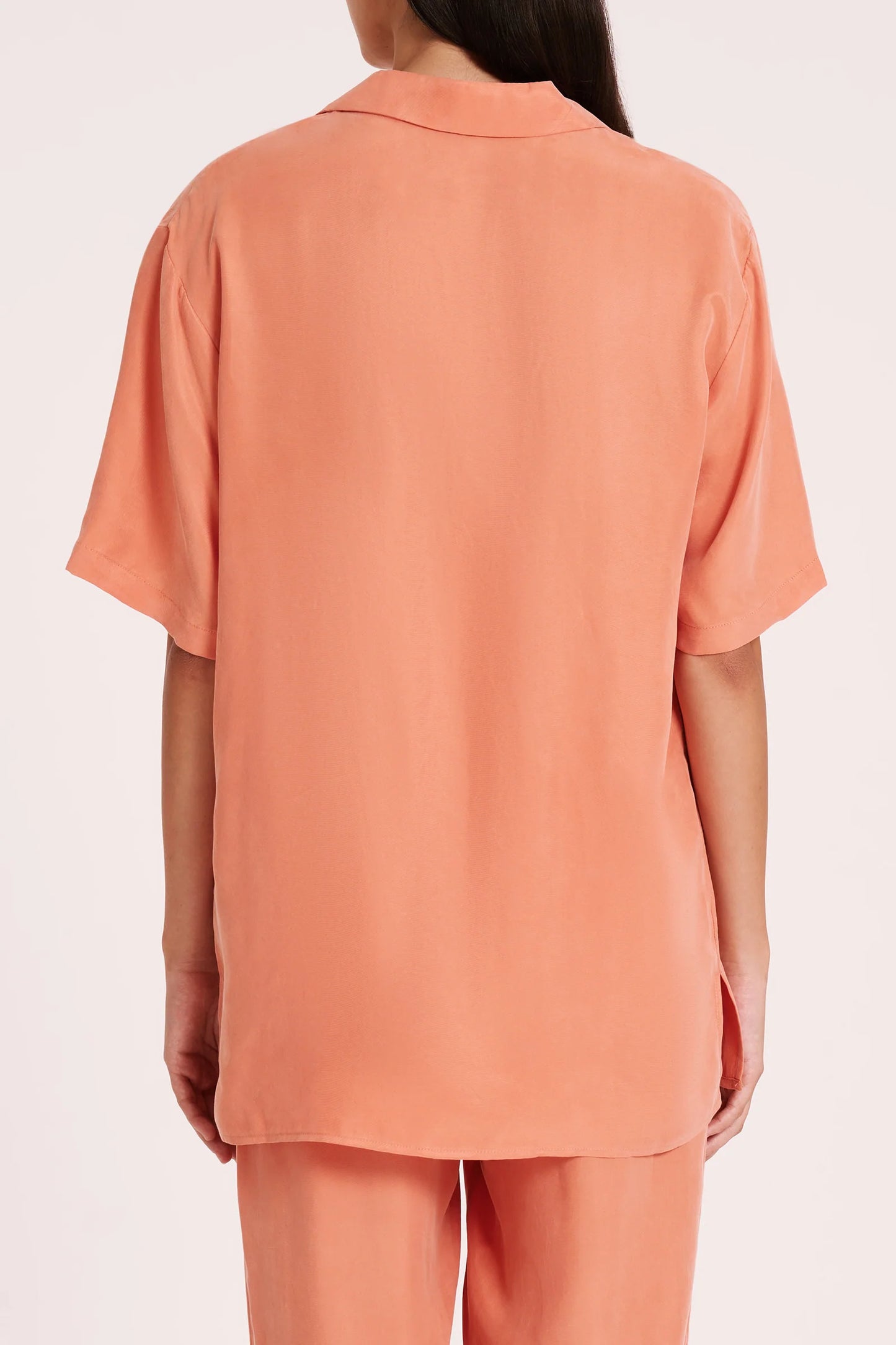 NUDE LUCY - Lucia  Cupro Shirt - WATERMELON