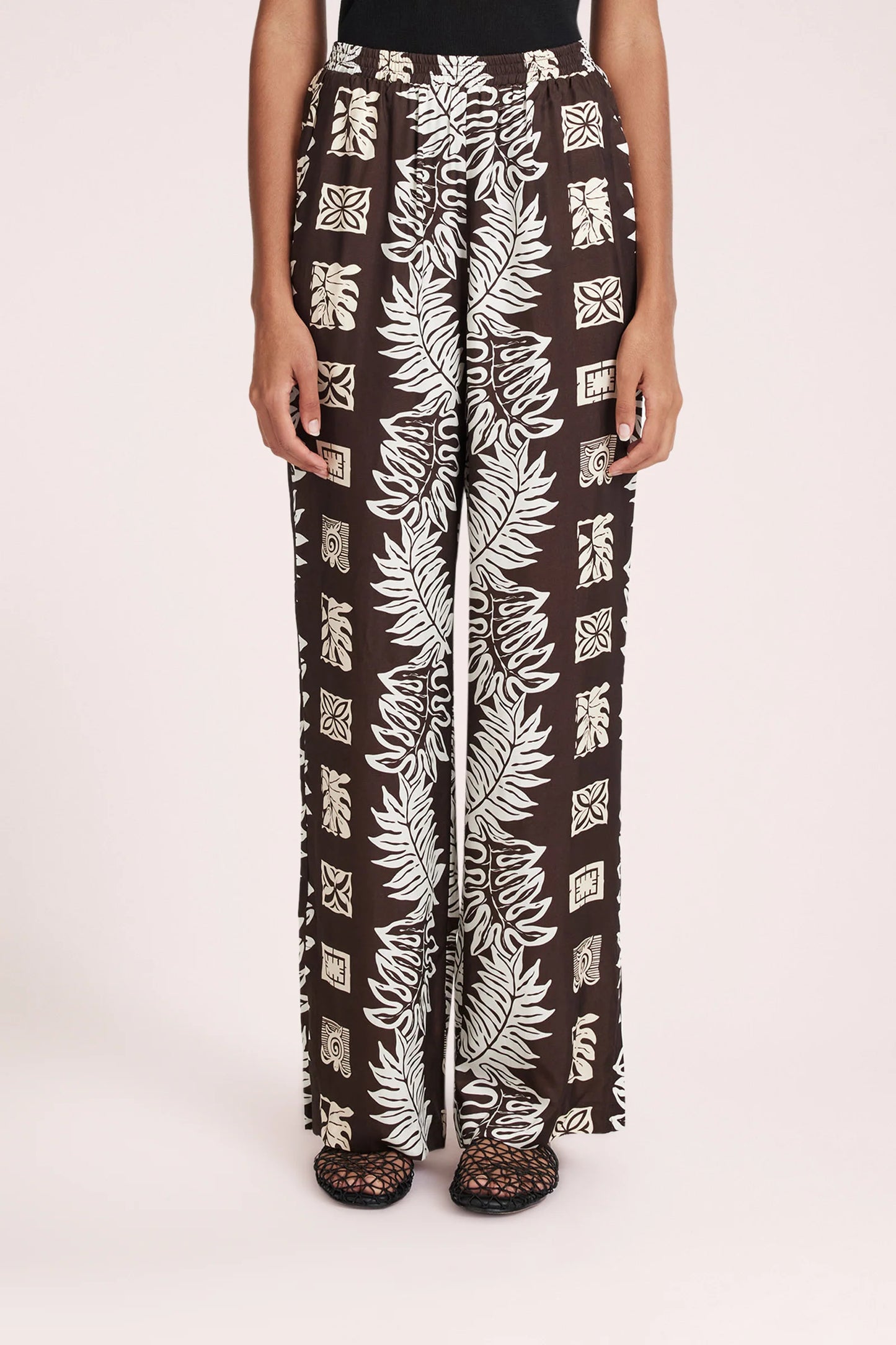 NUDE LUCY -  Lago Cupro Pant - TORTUGA