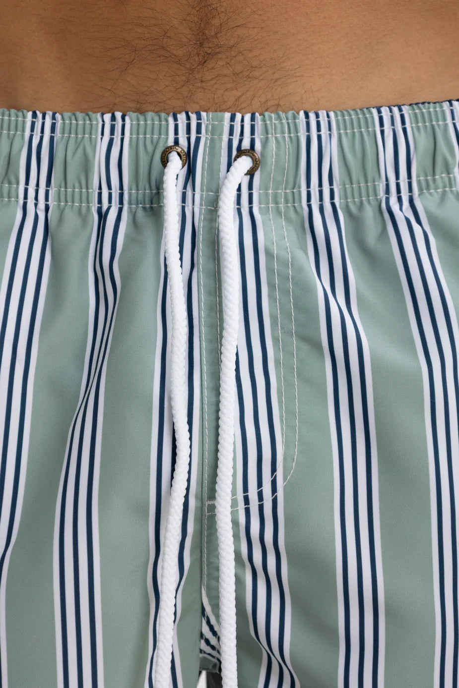 ORTC Boardwalk Stripe Swim Shorts Sage