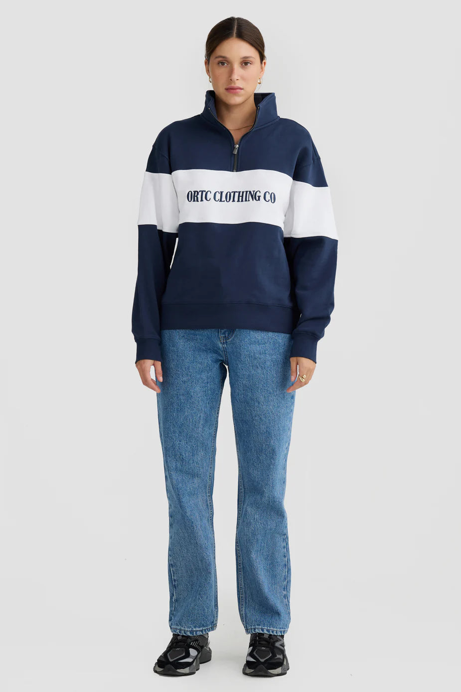 ORTC - Classic Logo Quarter Zip - NAVY