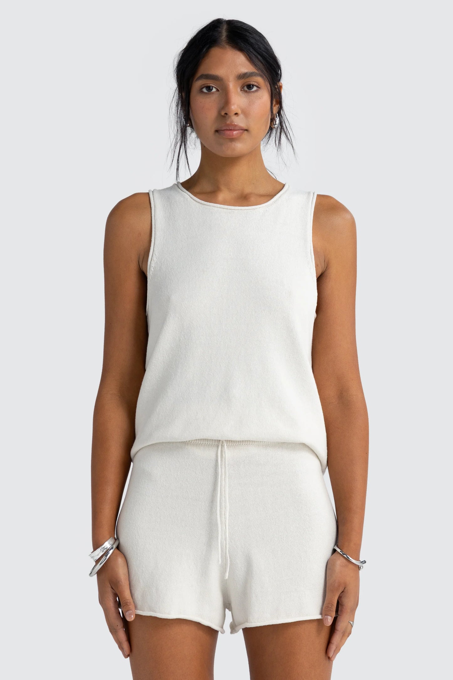 ORTC - Holly Knit Shorts Chalk