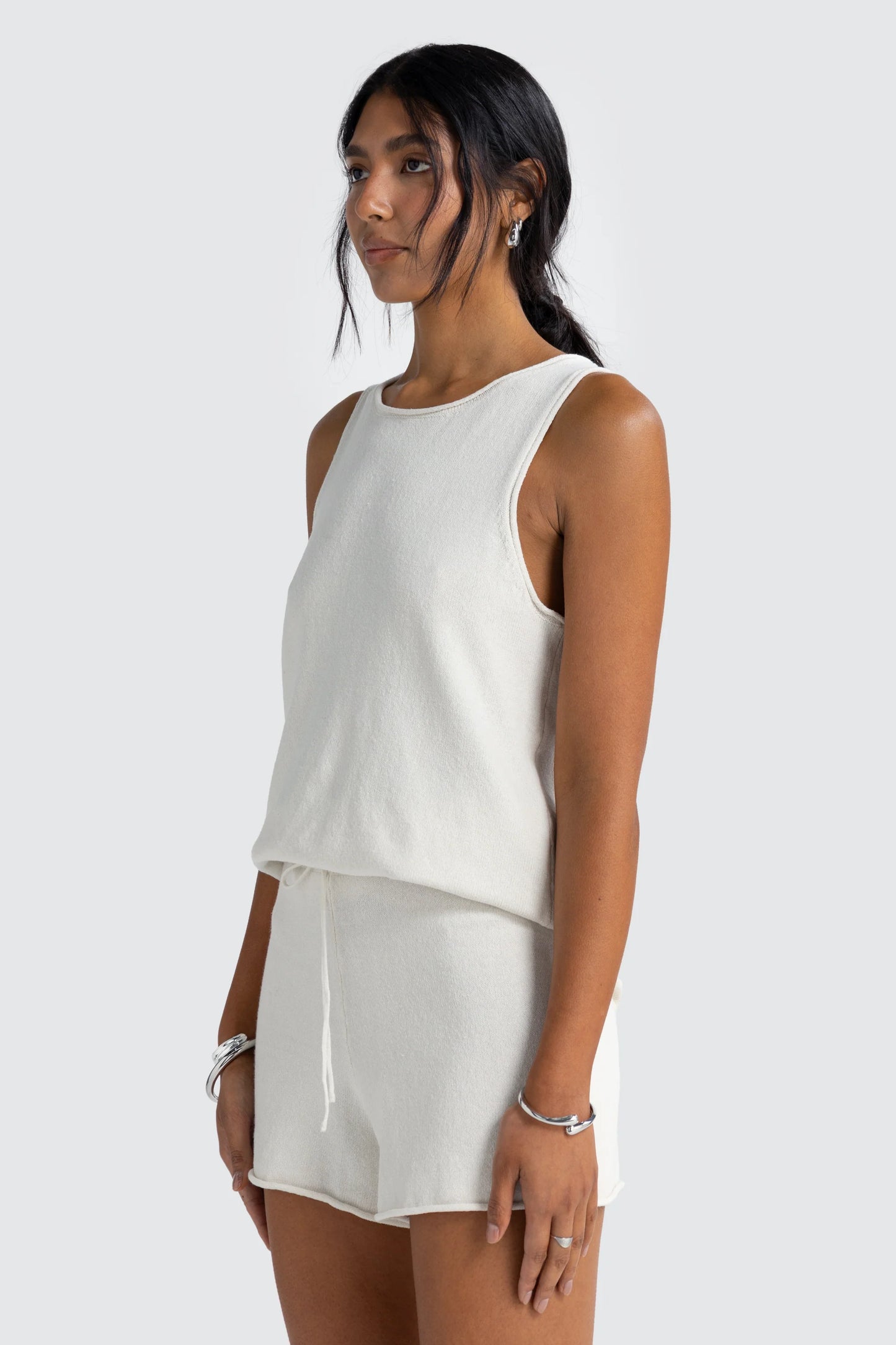 ORTC - Holly Knit Shorts Chalk