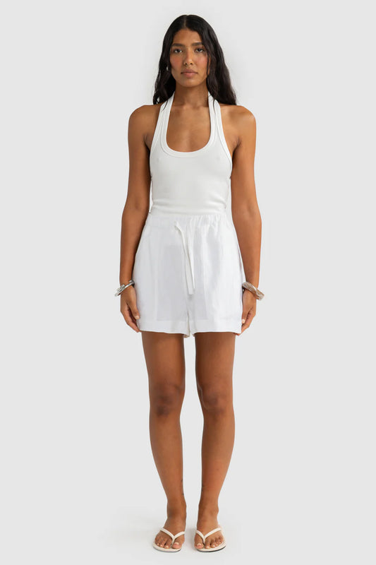 ORTC - Luna Linen Shorts - White