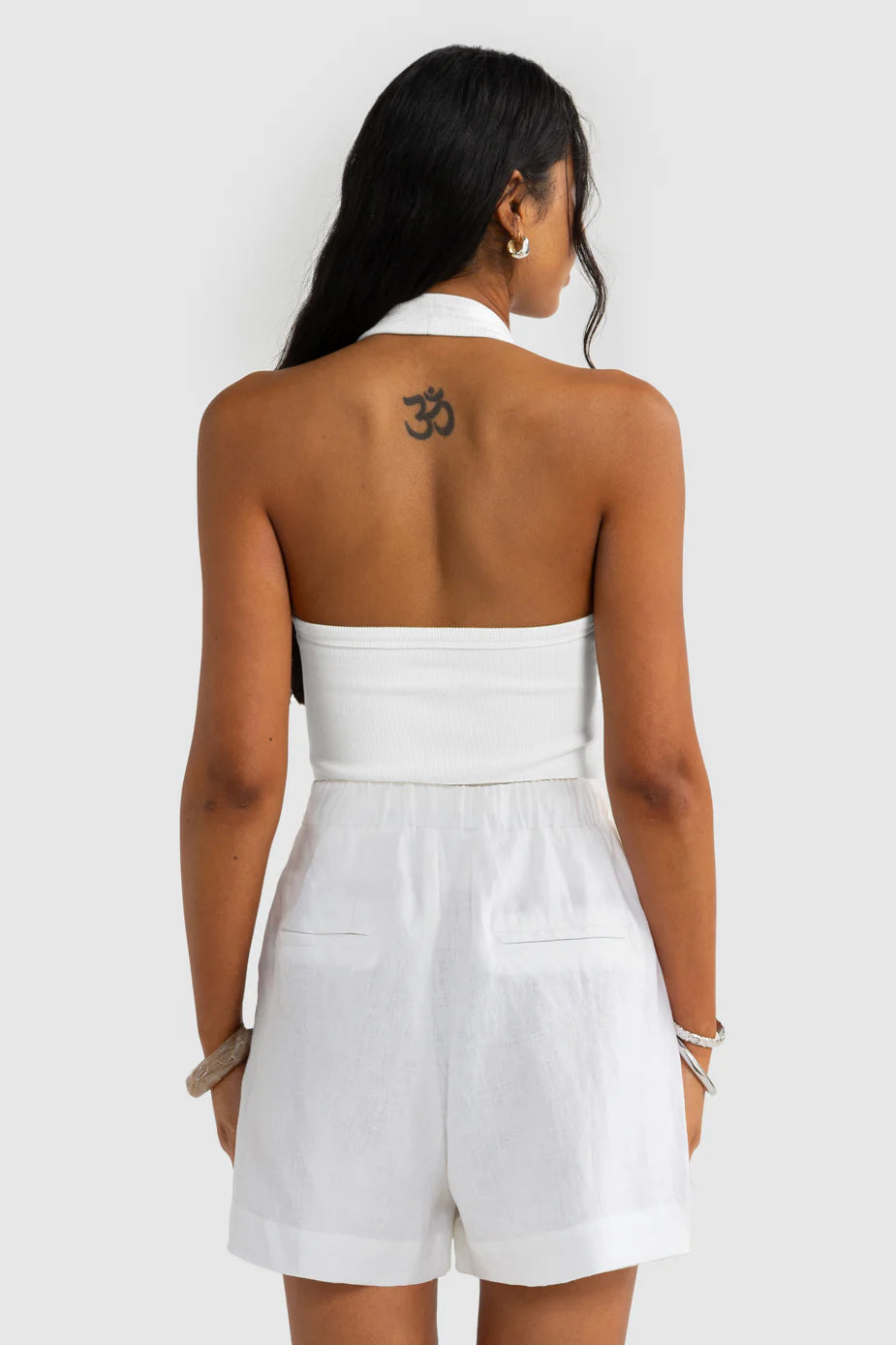 ORTC - Luna Linen Shorts - White