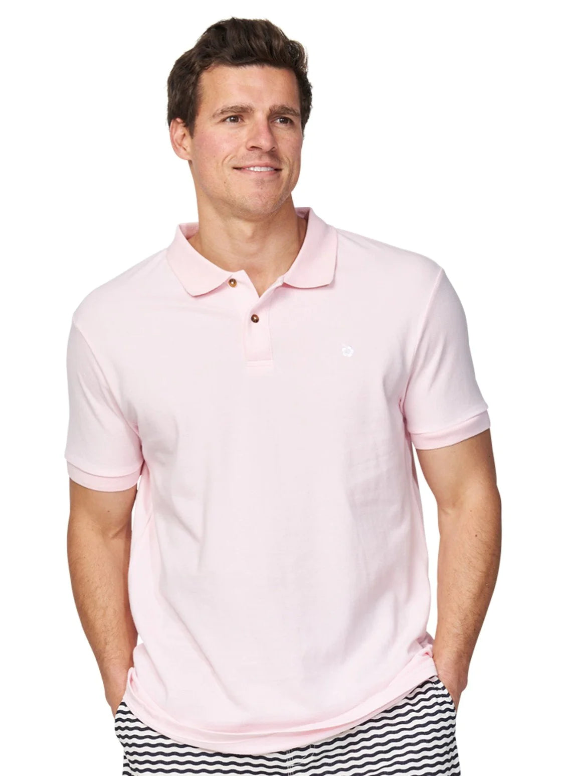 OKANUI - Polo Shirt - Classic - Pale Pink