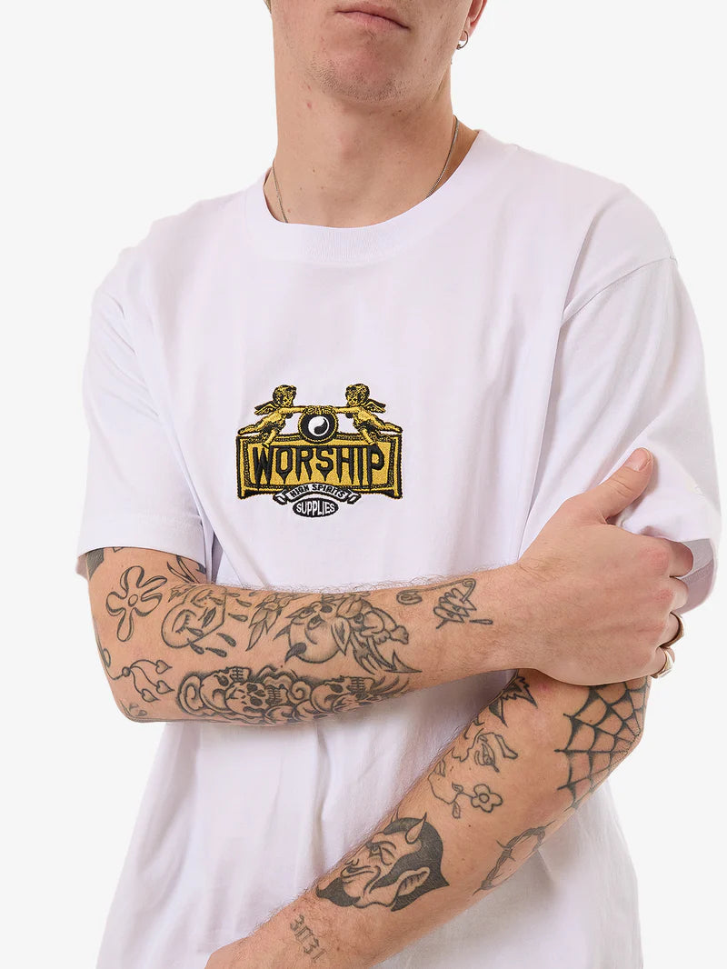 WORSHIP - Lavish Tee - WHITE