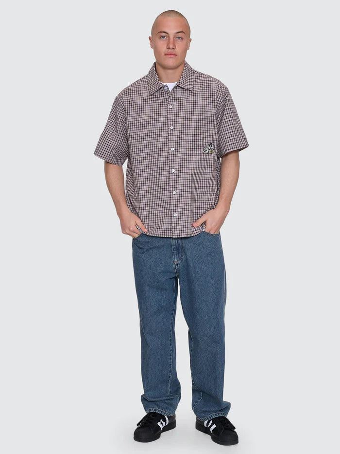 WORSHIP - Cherub Short Sleeve Shirt - Blackberry