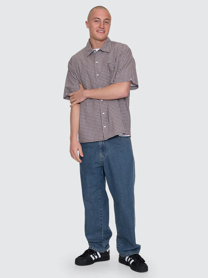 WORSHIP - Cherub Short Sleeve Shirt - Blackberry