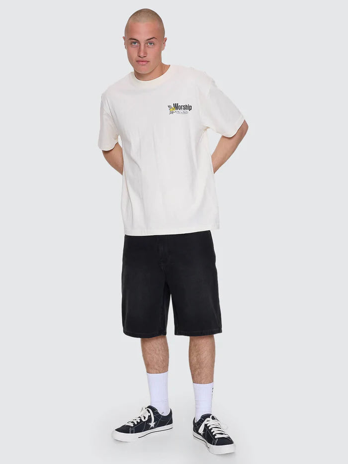 WORSHIP - On Leave Carpenter Jean Short - Raven