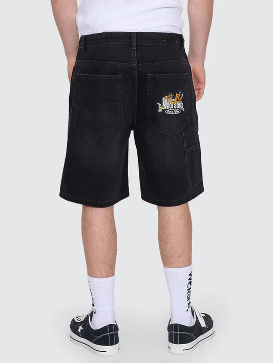 WORSHIP - On Leave Carpenter Jean Short - Raven