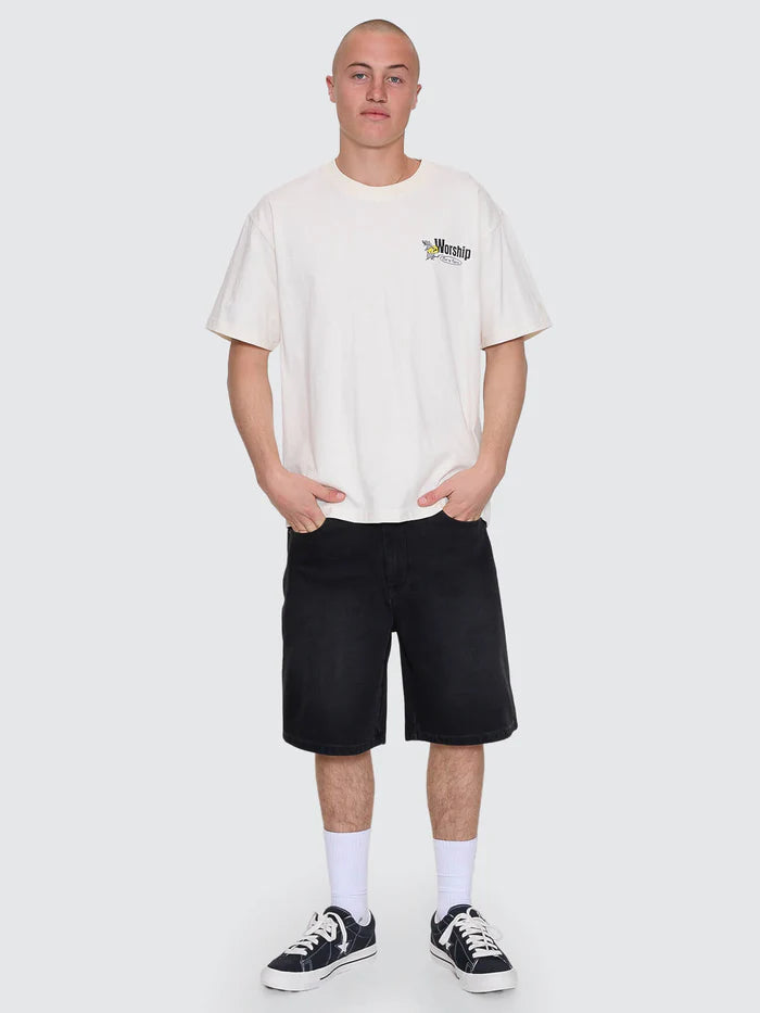 WORSHIP - On Leave Carpenter Jean Short - Raven