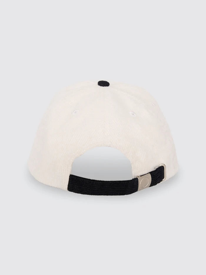 WORSHIP - Cherub Cord Hat - CREAM/BLACK