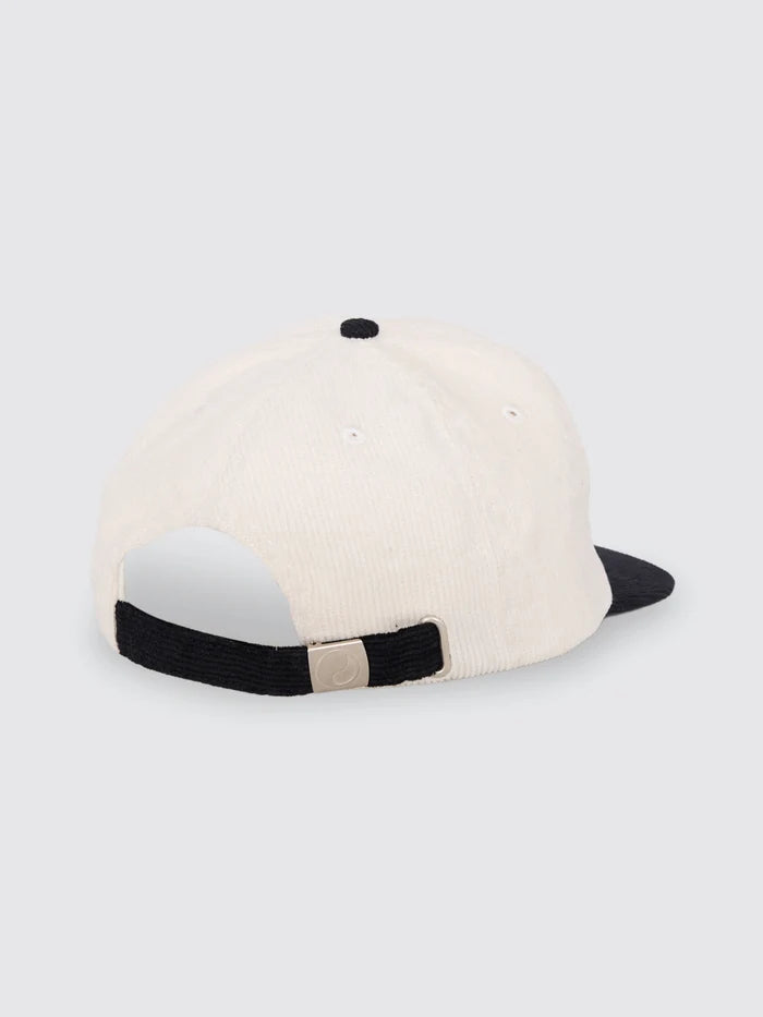 WORSHIP - Cherub Cord Hat - CREAM/BLACK