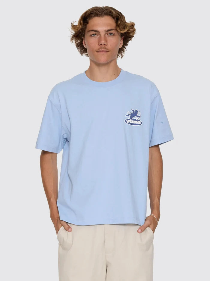 WORSHIP - Shadow Cherub Tee - DREAM BLUE