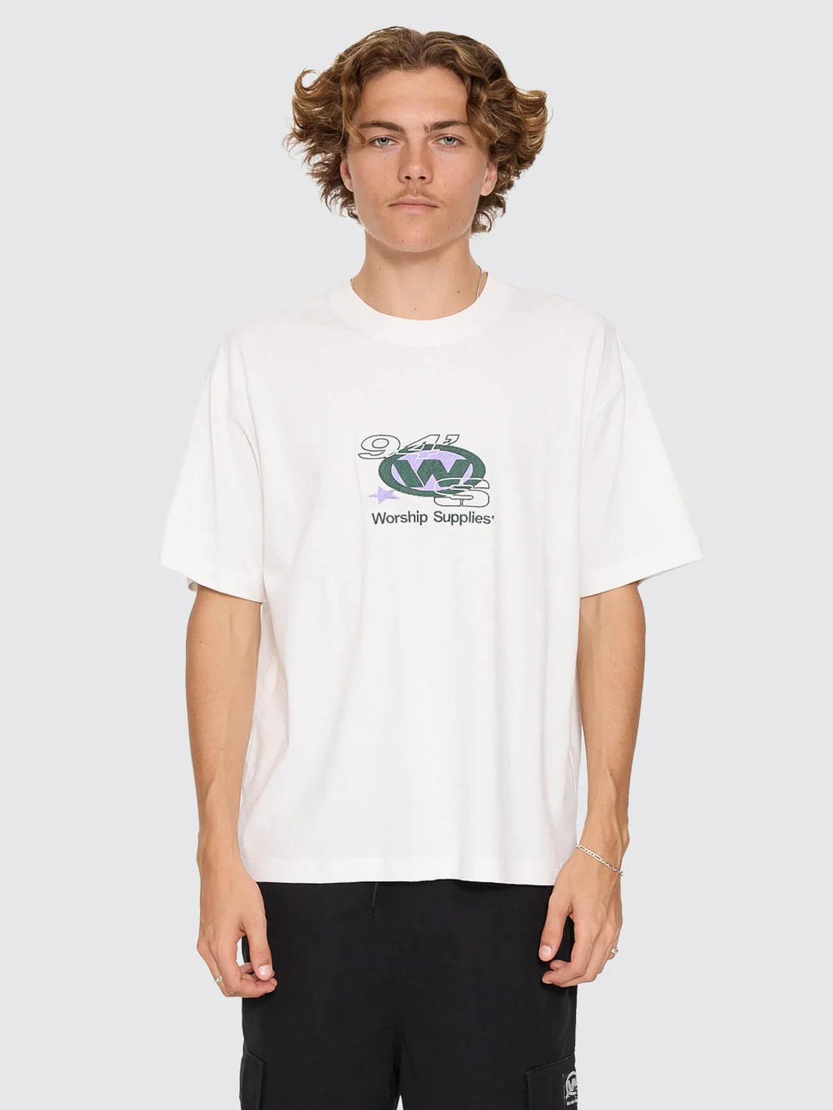 WORSHIP - Topper Tee - COCONUT MILK