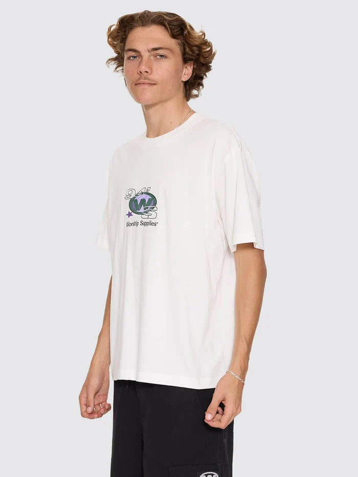 WORSHIP - Topper Tee - COCONUT MILK